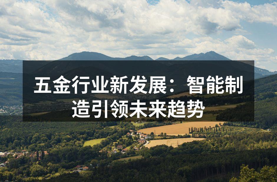 五金行业智能制造设备展示